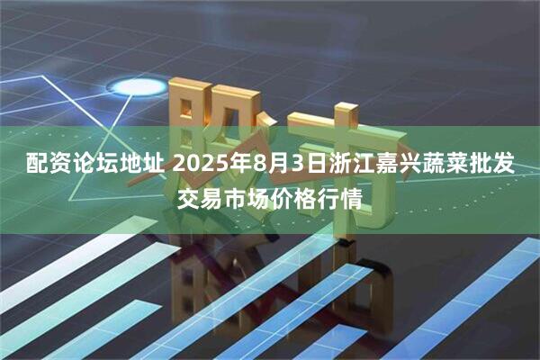 配资论坛地址 2025年8月3日浙江嘉兴蔬菜批发交易市场价格行情